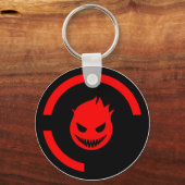 赤リングや輪死 キーホルダー (正面)