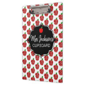 赤リンゴ先生感謝していの退職子供部屋 クリップボード (左)