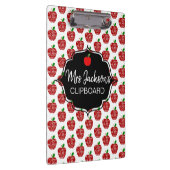 赤リンゴ先生感謝していの退職子供部屋 クリップボード (右)