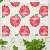 赤リンゴ キッチンタオル (折り畳み)