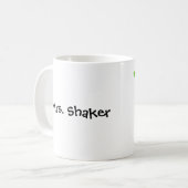 赤リンゴA +先生評価名前をカスタムする コーヒーマグカップ (正面左)