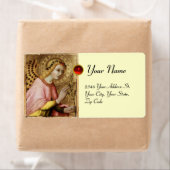 赤ルビー受胎告知天使 ラベル (インサイチュ)