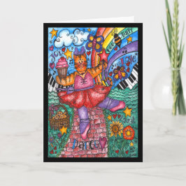 赤レンガのロードカードを踊る カード