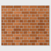 赤レンガの包装紙 ラッピングペーパー (フラット)