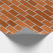 赤レンガの包装紙 ラッピングペーパー (角)