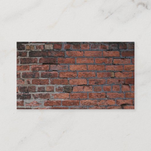 赤レンガの名刺 名刺 (正面)