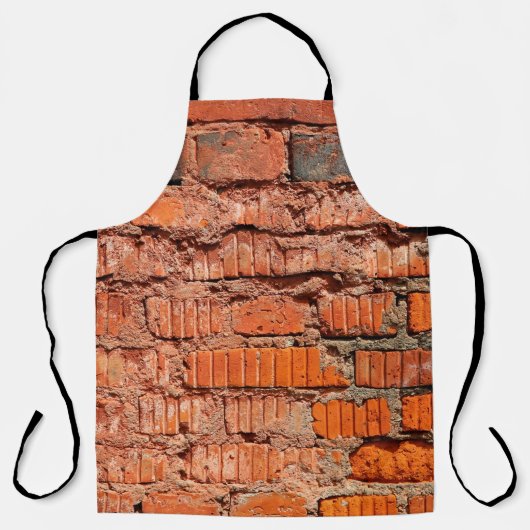 赤レンガの壁のテクスチャ放棄，高齢化，アンティーク, エプロン (正面)