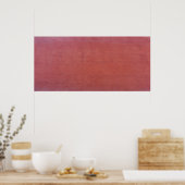 赤レンガの壁のテクスチャ ポスター (キッチン)