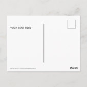 赤レンガの壁 オーダーメイド ポストカード (裏面)