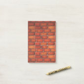 赤レンガの壁 ポストイット (デスク上)