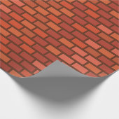 赤レンガの壁 ラッピングペーパー (角)