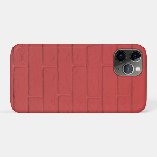 赤レンガの壁 Case-Mate iPhoneケース (裏面(横))