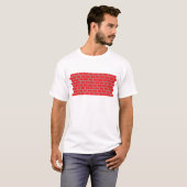 赤レンガの壁 Tシャツ (正面フル)