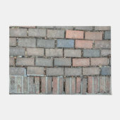 赤レンガの床テクスチャパターン写真の入り口Doo ドアマット (正面)