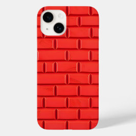 赤レンガテクスチャーiPhoneケース大胆なデザイン Case-Mate iPhone 14ケース