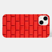赤レンガテクスチャーiPhoneケース大胆なデザイン Case-Mate iPhoneケース (裏面 (横))