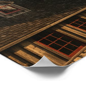 赤レンガ伝統的キューポラ ポスター (角)