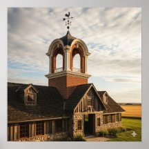 赤レンガ伝統的キューポラ