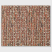 赤レンガ包装紙 ラッピングペーパー (フラット)