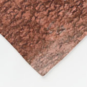 赤レンガ壁コンクリートセメントテクスチャ フリースブランケット (角)