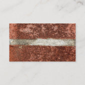 赤レンガ壁コンクリートセメントテクスチャ 名刺 (裏面)
