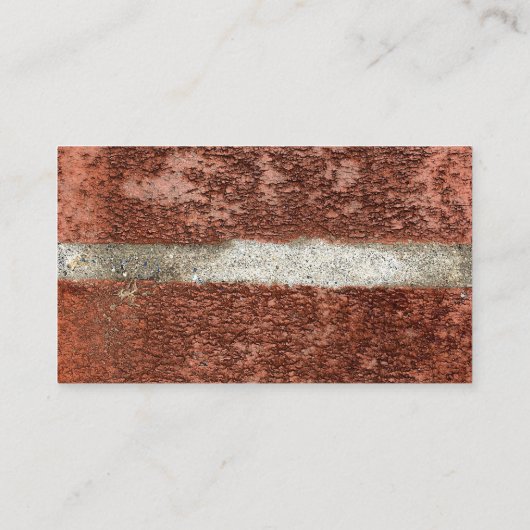 赤レンガ壁コンクリートセメントテクスチャ 名刺 (裏面)