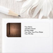 赤レンガ壁テクスチャ ラベル (インサイチュ)