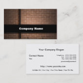 赤レンガ壁テクスチャ 名刺 (正面/裏面)