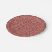 赤レンガ壁紙プレート ペーパープレート (アングル)