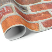 赤レンガ模様 ラッピングペーパー (ロールコーナー)