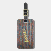 赤レンガ焼き ラゲッジタグ (正面縦)