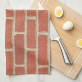 赤レンガ キッチンタオル (四つ折り)