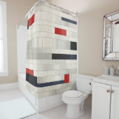 赤レンガ シャワーカーテン (インサイチュ)