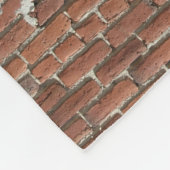 赤レンガ フリースブランケット (角)