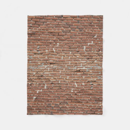 赤レンガ フリースブランケット (正面)