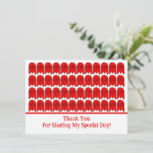 赤ロケット船誕生日パーティー サンキューカード (スタンド正面)