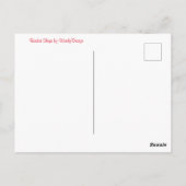 赤ロケット船 ポストカード (裏面)