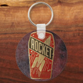 赤ロケット。 キーホルダー (正面)
