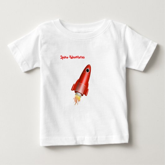赤ロケット ベビーTシャツ (正面)
