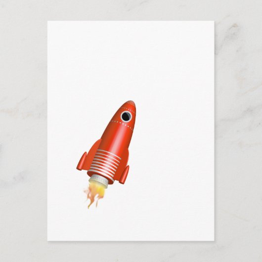 赤ロケット ポストカード (正面)
