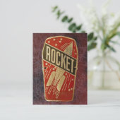 赤ロケット。 ポストカード (スタンド正面)