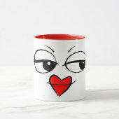 赤ロバーガールのコンボマグカップ マグカップ (中央)