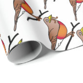 赤ロビン ラッピングペーパー (ロールコーナー)