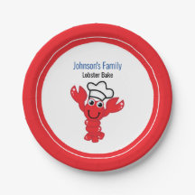 赤ロブスターかわいい漫画シェフハットイラストレーション