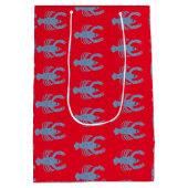 赤ロブスタージンジャージャースジャ結婚ーズ ミディアムペーパーバッグ (裏面)