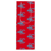 赤ロブスタージンジャージャースジャ結婚ーズ ワインギフトバッグ (正面)