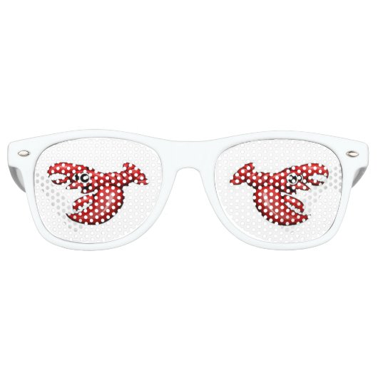 赤ロブスター大人パーティー。 レトロサングラス (正面)