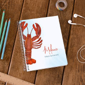 赤ロブスター航海のパーソナライズされた ノートブック