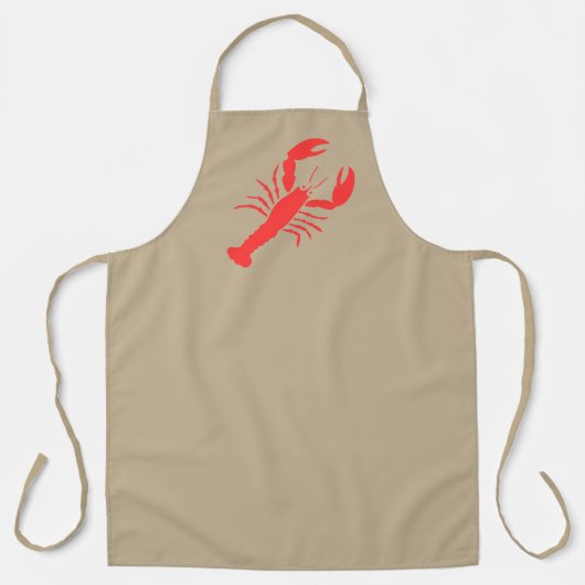 赤ロブスター エプロン (正面)