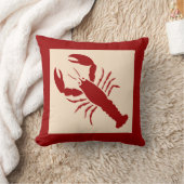 赤ロブスター クッション (ブランケット)
